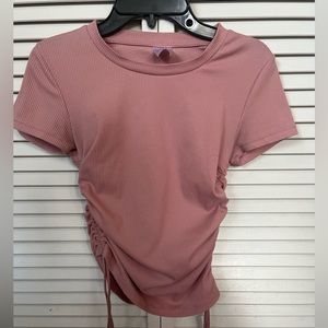 Pink Ruched top
